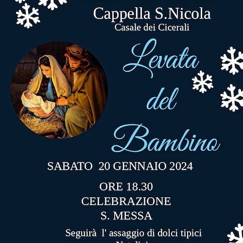 Maiori, 20 gennaio la Levata del Bambino nella Cappella di San Nicola<br />&copy; Cappella San Nicola Maiori