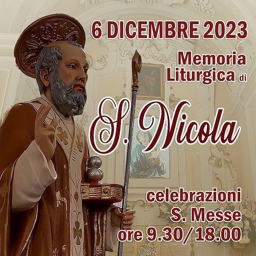 Maiori, 6 dicembre due Sante Messe per San Nicola nella restaurata Cappella di San Nicola