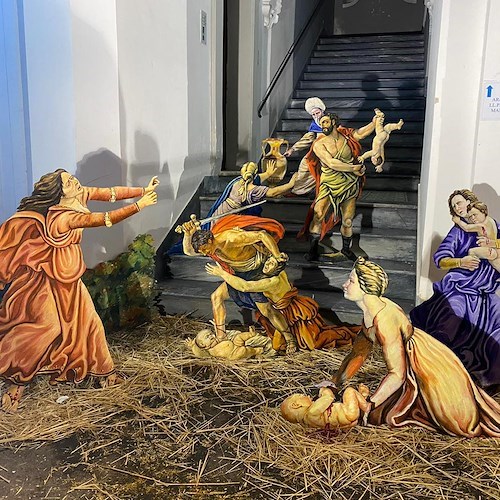 Maiori, tutto pronto per l'inaugurazione del presepe dipinto di Giacomo Palladino<br />&copy; Comune di Maiori