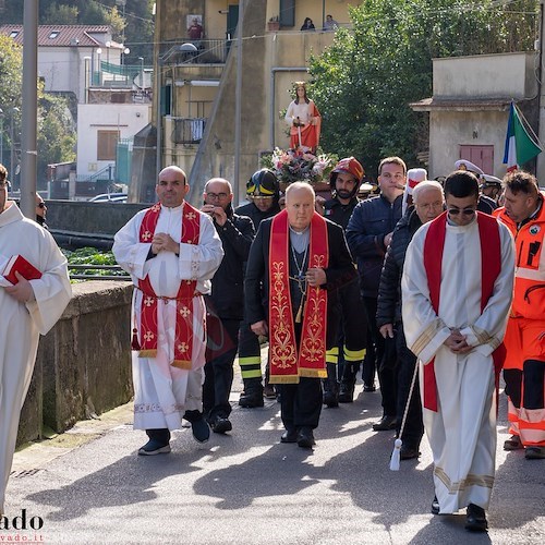 Maiori, Vigili del Fuoco e Marina Militare festeggiano Santa Barbara<br />&copy; Leopoldo De Luise