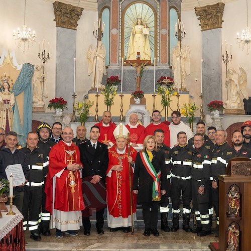 Maiori, Vigili del Fuoco e Marina Militare festeggiano Santa Barbara<br />&copy; Leopoldo De Luise