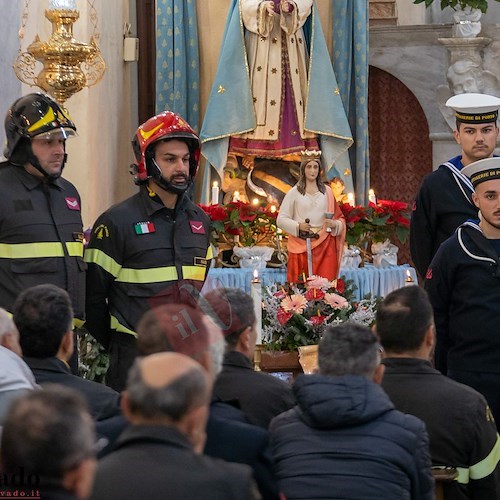 Maiori, Vigili del Fuoco e Marina Militare festeggiano Santa Barbara<br />&copy; Leopoldo De Luise