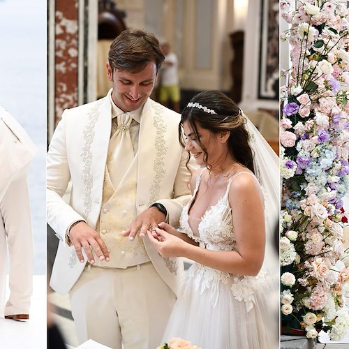 Collage foto matrimonio Giorgia e Pierpaolo<br />&copy; Gianni Riccio