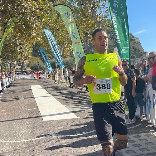 Francesco Pollio secondo classificato al Lemon Trail<br />&copy; Dario D'Uva