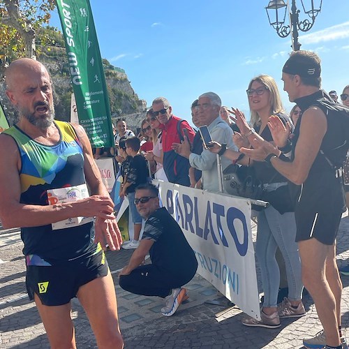 Giovanni Tolino terzo classificato al Lemon Trail 2023<br />&copy; Dario D'Uva