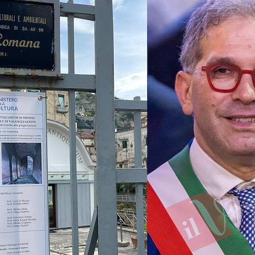 Minori, Villa Romana abbandonata all’incuria. Sindaco Reale fa appello al Ministro Sangiuliano