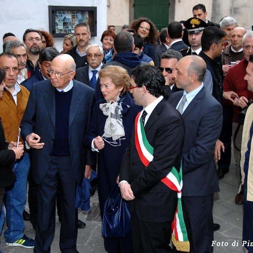 Giorgio Napolitano a Minori<br />&copy; Pino Falcone