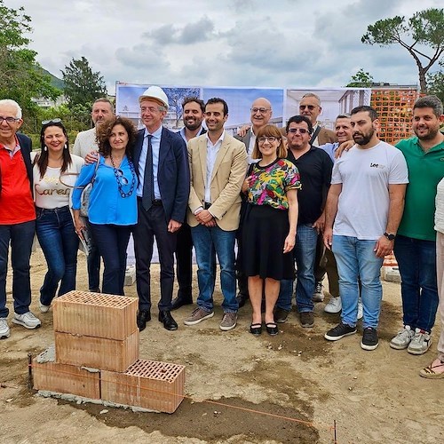 a Pianura via ai lavori per la nuova sede della scuola “Massimo Troisi”<br />&copy; Comune di Napoli