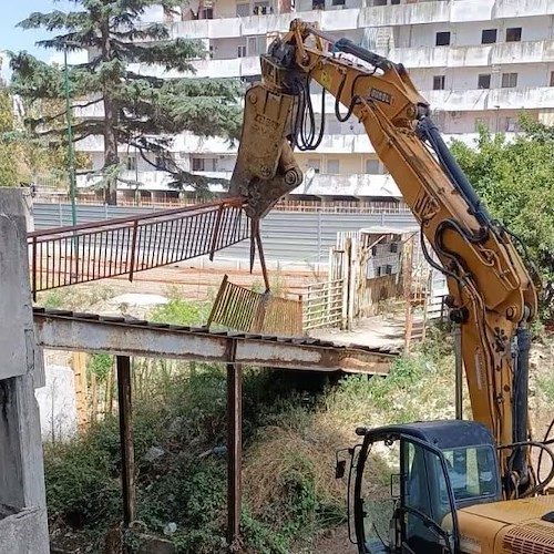 lavori di messa in sicurezza della Vela Celeste<br />&copy; Comune di Napoli