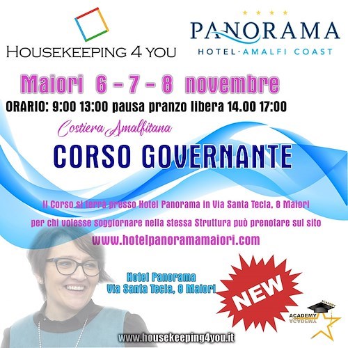 Corso Governante a Maiori<br />&copy; Housekeeping4you