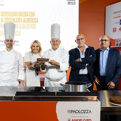 Sal De riso al Salone della Dieta Mediterranea