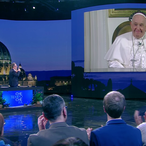 Papa Francesco interviene a Che tempo che fa