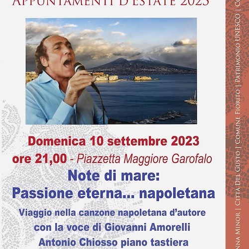 Passione eterna... napoletana, 10 settembre il concerto a Minori