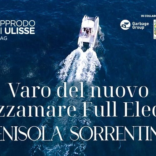 “Penisola Sorrentina”, 15 dicembre il varo del battello antinquinamento Full Electric del FLAG “Approdo di Ulisse”