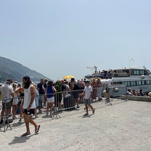 Turisti a Positano