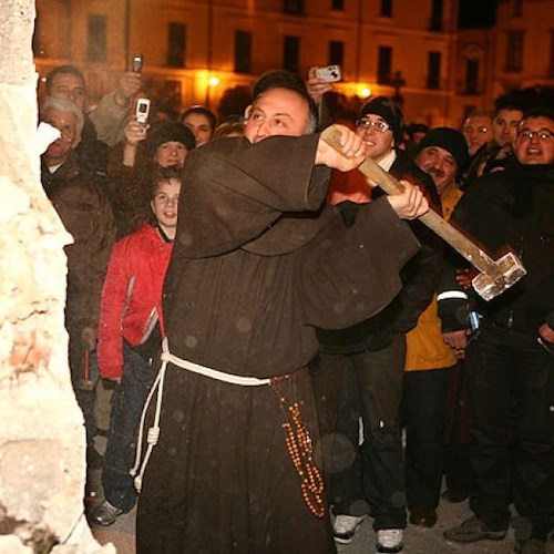 Fra' Gigino in azione (foto del servizio di Angelo Tortorella)