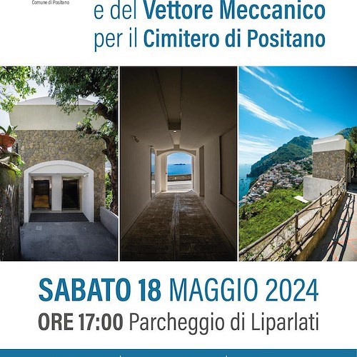 l'inaugurazione del parcheggio di Liparlati e del vettore meccanico per il cimitero