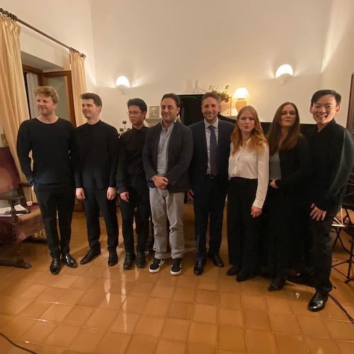 Positano: a Casa Orfeo il concerto finale delle sonate di Schumann con allievi giunti da tutto il mondo<br />&copy; Comune di Positano