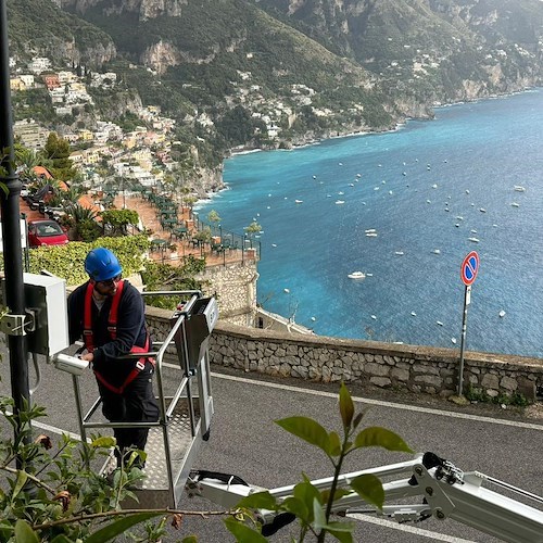 Nuove telecamere a Positano<br />&copy; Comune di Positano