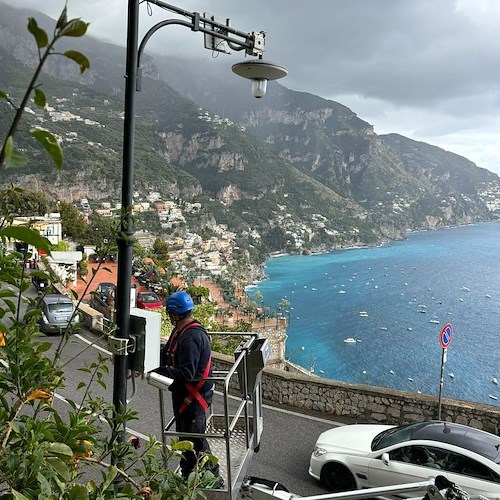 Nuove telecamere a Positano<br />&copy; Comune di Positano