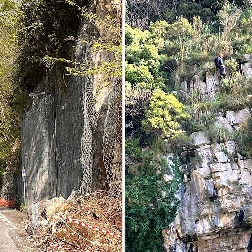 Positano, rischio idrogeologico: al via i rilievi geotecnici dei costoni rocciosi