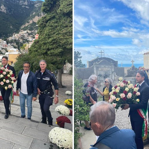 Positano, Santa Messa e corona di rose per ricordare i defunti<br />&copy; Comune di Positano