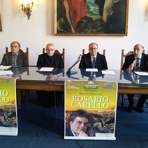 Da sin., Mario Galdi, Don Leone Morinelli, Marco Galdi ed Armando Lamberti