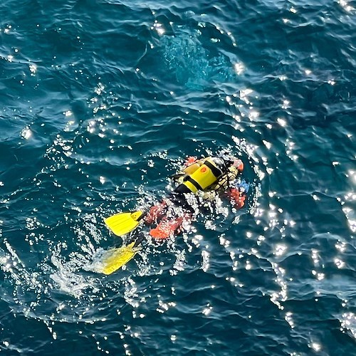 Presunti resti umani nel mare tra Maiori e Minori<br />&copy; Massimiliano D'Uva