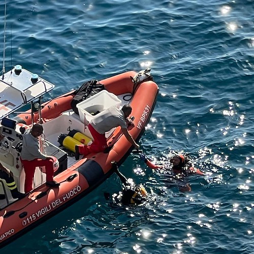 Presunti resti umani nel mare tra Maiori e Minori<br />&copy; Massimiliano D'Uva