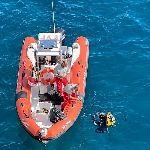 Presunti resti umani nel mare tra Maiori e Minori<br />&copy; Massimiliano D'Uva