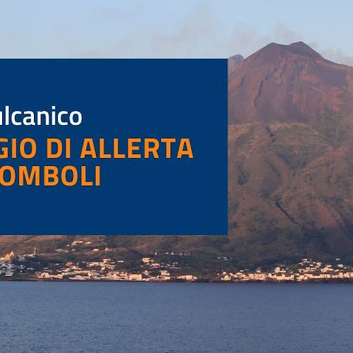 Protezione Civile: allerta arancione per il vulcano Stromboli