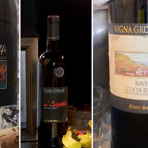 Quattro Viti Ais 2024, premiati vini di tre cantine della Costiera Amalfitana