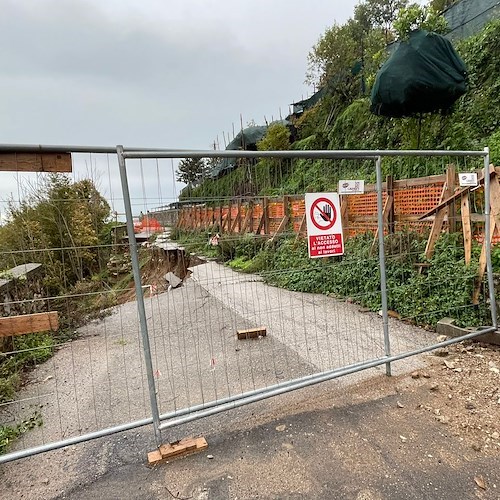 Ravello, 31 gennaio chiusa strada Casarossa per consentire il getto di calcestruzzo