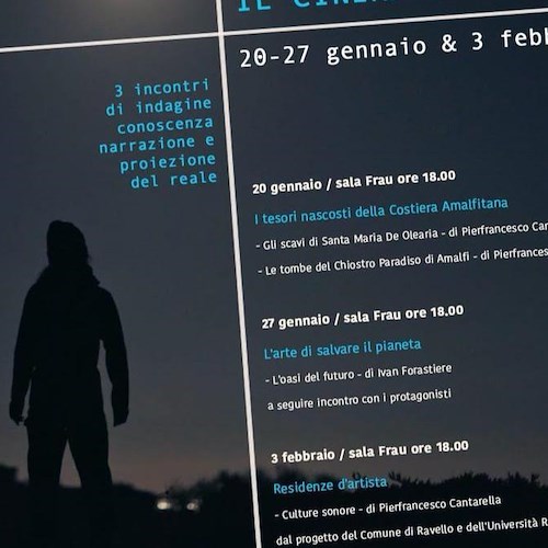 Recupero del fiume Volturno. 27 gennaio nuovo appuntamento con Ravello, il cinema del reale