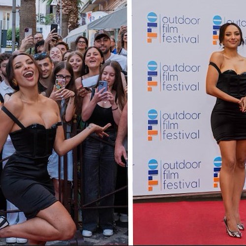 Kat Graham premiata all’Outdoor Film Festival di San Valentino Torio<br />&copy; Instagram Kat Graham