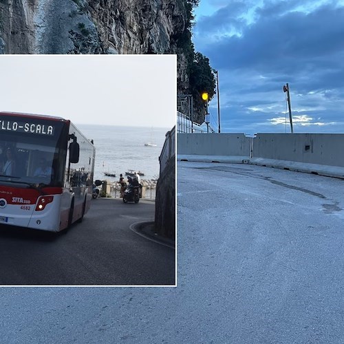 Riapertura strada Castiglione al trasporto pubblico, le precisazioni del Comune di Ravello<br />&copy; Massimiliano D'Uva