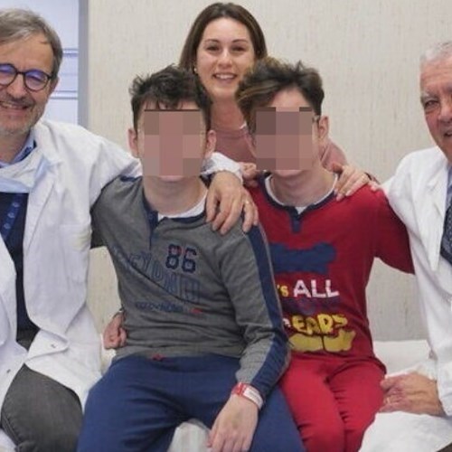 Roma, doppio trapianto fegato e rene per due gemelli di 16 anni<br />&copy; Ospedale Bambino Gesù