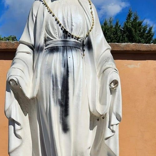 Scafati, brutalmente oltraggiata la statua della Madonna<br />&copy; Pasquale Aliberti