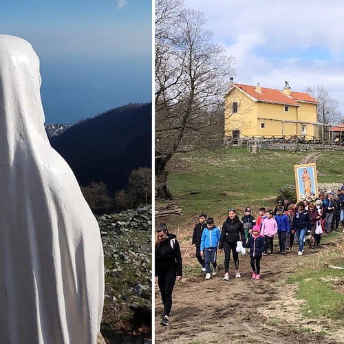 La processione per la Madonna