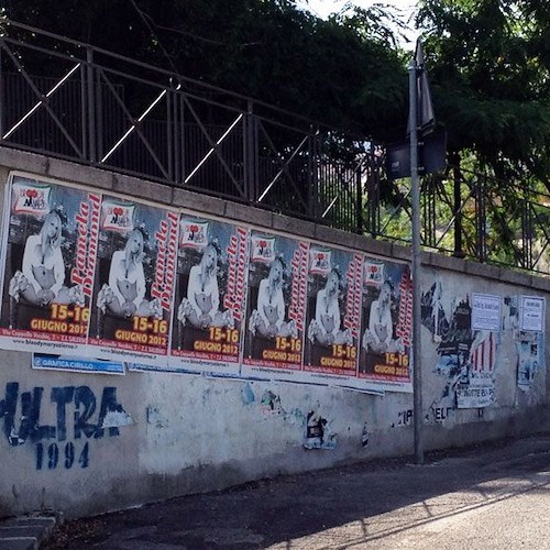 I manifesti alla Porta Sud