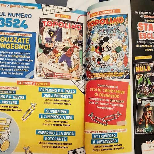 “Se lo sai rispondi”: 17 febbraio a Maiori il quiz Disney con l'autore Fabio Michelini e il dialoghista Nunziante Valoroso<br />&copy; Papersera