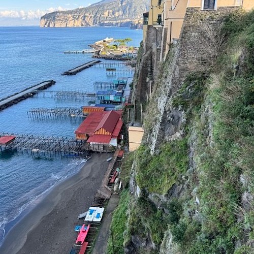 Sorrento, al via i lavori sui costoni sovrastanti Marina Piccola