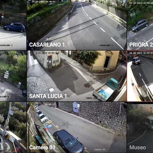 Sorrento, installate otto nuove telecamere per la sicurezza delle frazioni