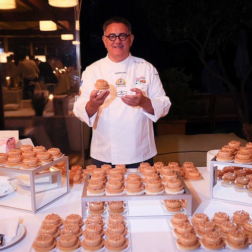 Sal De Riso e il buffet dedicato a Sorrento