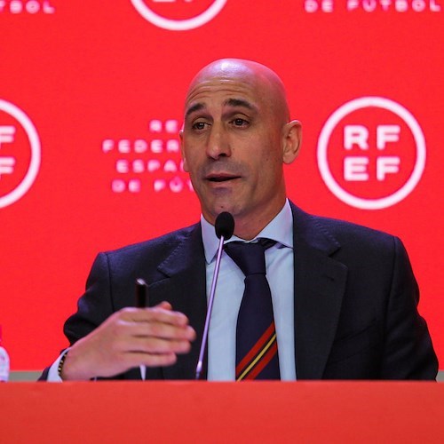 Luis Rubiales, presidente Federcalcio spagnola sospeso per 90 giorni dalla Fifa<br />&copy; pagina Facebook Spain Football Fans