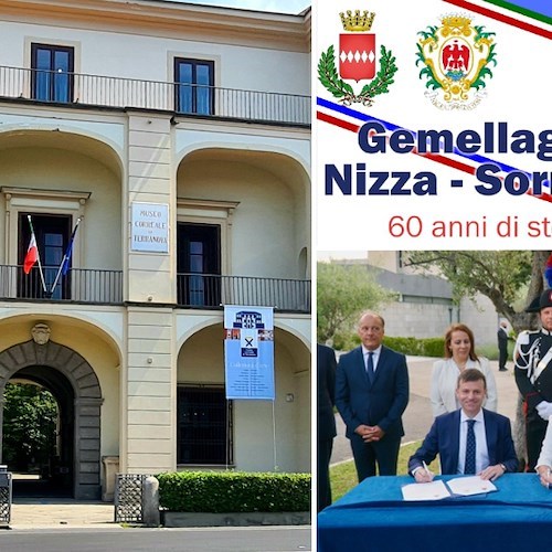 A Sorrento le celebrazioni per i 60 anni del gemellaggio con Nizza