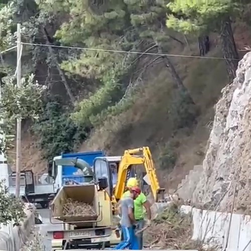 Lavori a Capo d'Orso