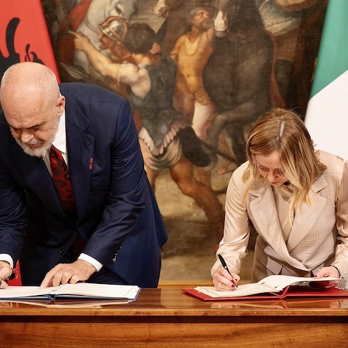 Accordo migranti Italia-Albania<br />&copy; Governo