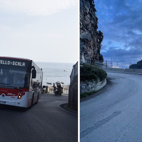 Strada Castiglione-Ravello, Provincia vieta transito a veicoli di lunghezza superiore a 9,30 metri<br />&copy; Massimiliano D'Uva