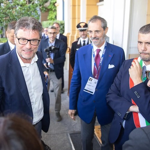 Giancarlo Giorgetti, ministro del MEF<br />&copy; pagina FB Forum Ambrosetti Cernobbio